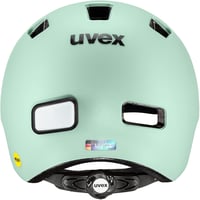 Mestská cyklistická prilba Uvex City 4 MIPS s LED svetlom - light jade matt - 55-58 cm 2