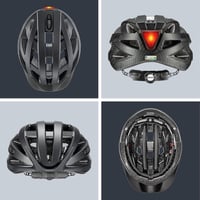 Uvex City i-vo könnyű város kerékpáros sisak LED fénnyel unisex - 52 - 57 cm, All Black Matte, Gen. 2 UK 4