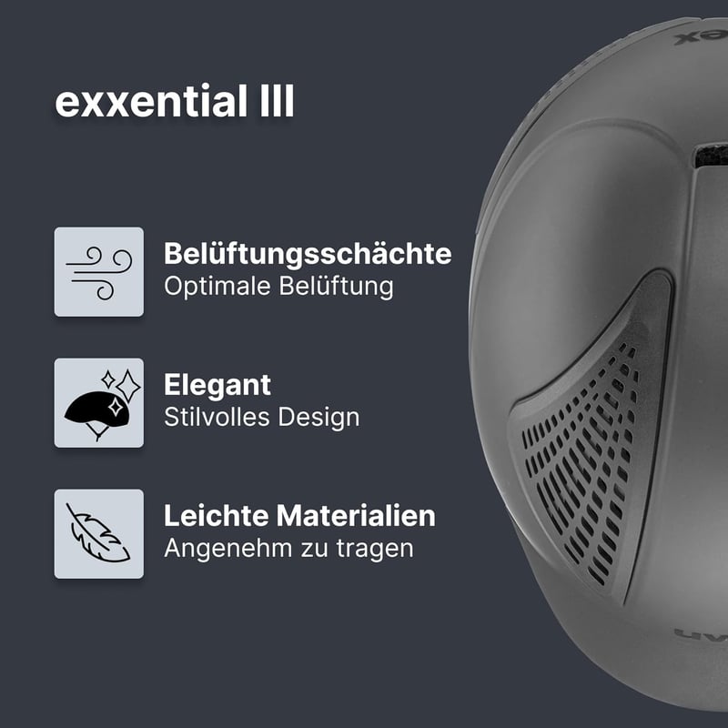 Uvex Exxential III Könnyű Lovaglási Sisak Unisex Méretállítható