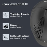 Uvex exxential III könnyű uniszex kerékpáros sisak méretállítható 2