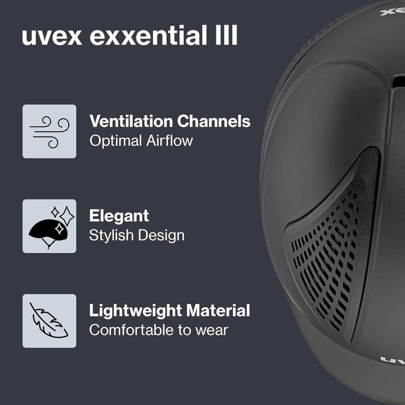 Uvex exxential III könnyű uniszex kerékpáros sisak méretállítható