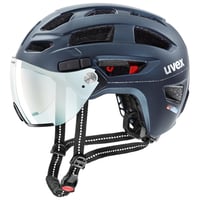 Cască de ciclism Uvex Finale Visor V cu vizieră fotocromatică și lumină LED - Deep Space mat - 56-61 cm 1