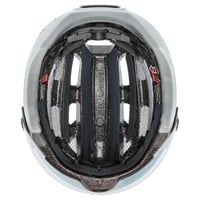 Cyklistická prilba Uvex Finale Visor V s fotochromatickým priezorom a LED svetlom – papierovo biela matná – obvod hlavy 56 – 61 cm 4