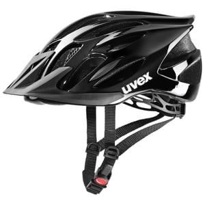 Cască de ciclism Uvex Flash - Negru, circumferință cap 57-61 cm - Cască de protecție unisex pentru adulți