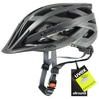 Cyklistická prilba Uvex I-VO CC, čierna-dymová matná, obvod hlavy 52-57 cm, unisex cyklistická prilba 1