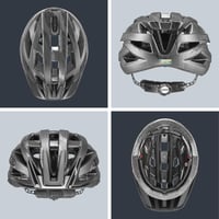 Cyklistická prilba Uvex I-VO CC - matná čierna/dymová, obvod hlavy 56 – 60 cm 4