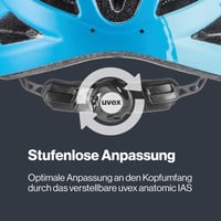 Cyklistická prilba Uvex I-VO CC – matná jade-teal, obvod hlavy 52-57 cm 6
