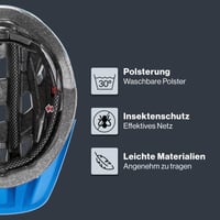 Cyklistická prilba Uvex I-VO CC – matná jade-teal, obvod hlavy 52-57 cm 3