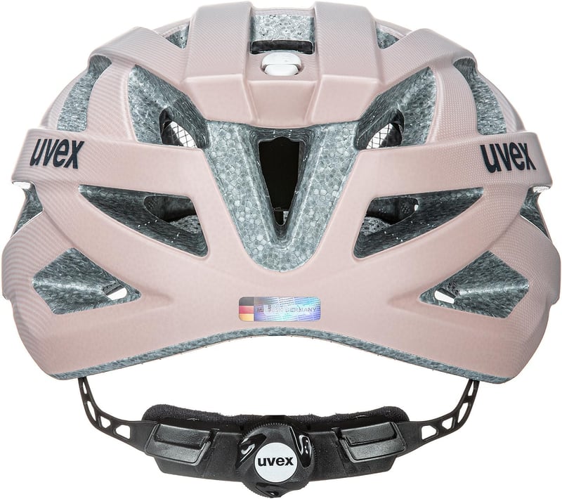 Uvex I-VO CC kerékpáros sisak - könnyű, szellőzős fejvédelem - 52-57 cm, grey-rose matt, Gen. 2 UK