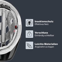 Uvex I-VO CC kerékpáros sisak - könnyű, szellőzős, komfortos - 3-56 - 60 cm, black matte, Gen. 2 UK 3