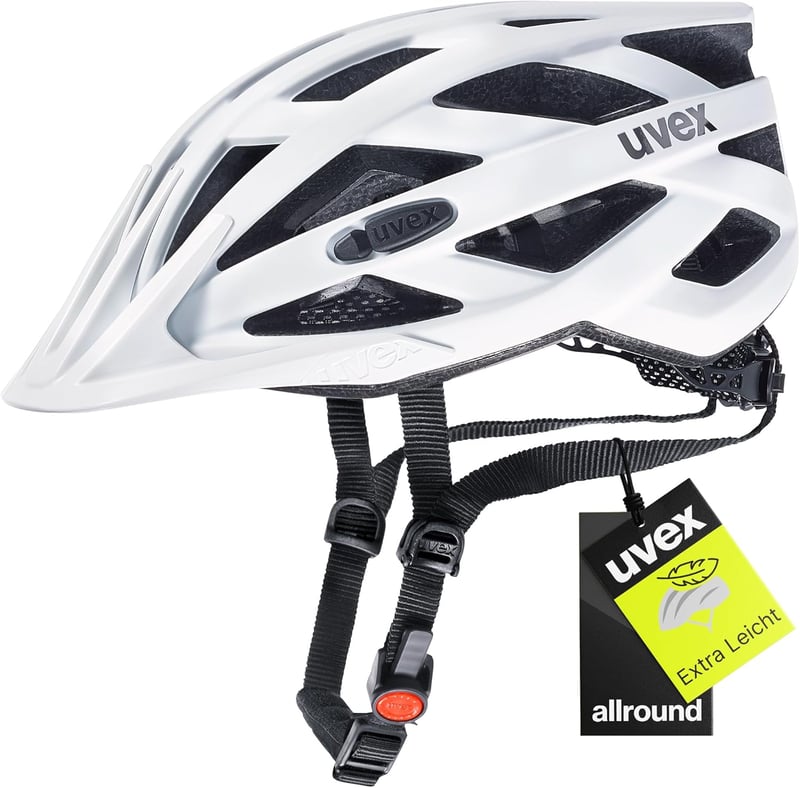 Uvex I-VO CC kerékpáros sisak - könnyű, szellőzős, komfortos - 52-57 cm, Matte white, Gen. 2 UK