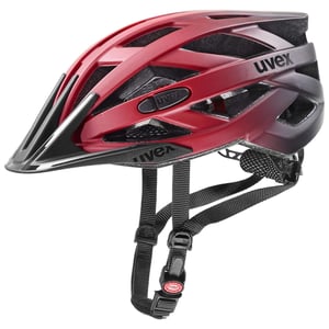 Uvex I-VO CC biciklistička kaciga - crveno-crna mat, opseg glave 56-60 cm