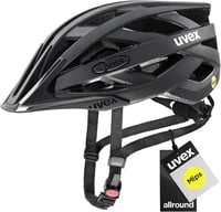 Cyklistická prilba Uvex i-vo cc MIPS s LED svetlom – all black matt – 52-57 cm 1