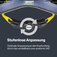 Cască de ciclism Uvex i-vo cc MIPS - Midnight-Silver Mat - 52-57 cm - Sistem MIPS - Compatibilă cu lumină LED - Cască pentru bărbați și femei 5