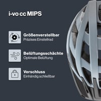 Uvex i-vo cc MIPS Ľahká cyklistická prilba pre mužov a ženy - Možnosť rozšírenia o LED svetlo - Univerzálna prilba 2