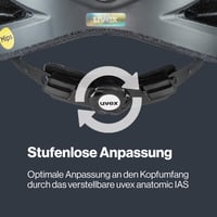 Uvex i-vo cc MIPS Ľahká cyklistická prilba pre mužov a ženy - Možnosť rozšírenia o LED svetlo - Univerzálna prilba 5