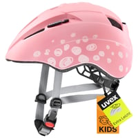 Detská cyklistická prilba Uvex Kid 2 CC - Pink Polka - 46-52 cm - Nastaviteľná veľkosť - Možnosť rozšírenia o LED svetlo 1