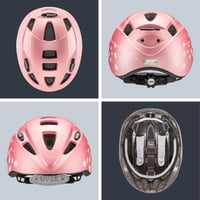 Detská cyklistická prilba Uvex Kid 2 CC - Pink Polka - 46-52 cm - Nastaviteľná veľkosť - Možnosť rozšírenia o LED svetlo 5