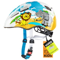 Ľahká detská cyklistická prilba Uvex Kid 2 - individuálne nastavenie veľkosti - prateľná vnútorná výstelka 46-52 cm 1