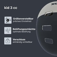 uvex Kid 3 cc Gyerek Kerékpáros Sisak - Állítható Méret - Optimalizált Szellőzés - Strapabíró Védősisak Biciklizéshez 2