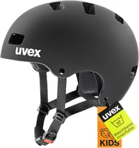 uvex Kid 3 cc Gyerek Kerékpáros Sisak Állítható Mérettel és Szellőzéssel - 51-55 cm, black matte 1