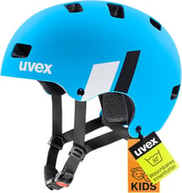 uvex Kid 3 cc gyerek kerékpáros sisak méretállítható szellőzéssel - 55-58cm, Blue-White Matt 1