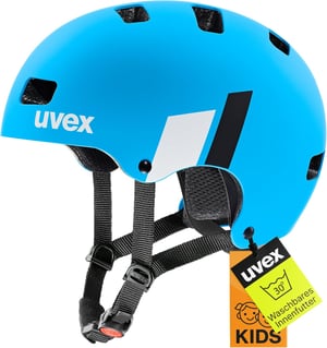 Uvex Kid 3 cc dječja kaciga za bicikl - plavo-bijela mat - opseg glave 55-58 cm