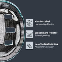 Detská cyklistická prilba Uvex Kid 3 – Individuálne nastavenie veľkosti – Optimalizované odvetrávanie – Robustná ochrana hlavy 3