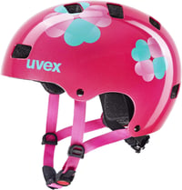 Detská cyklistická prilba Uvex Kid 3 - pink flower - 55-58 cm 4