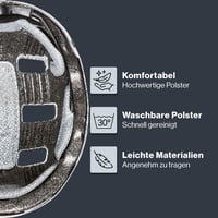 Detská cyklistická prilba Uvex Kid 3 - Silver-Rosé - 55-58 cm - Individuálne nastavenie veľkosti - Optimálne odvetrávanie 3