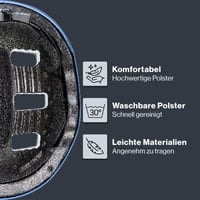 Detská cyklistická prilba Uvex Kid 3 - Stone Blue - 51-55 cm - Individuálne nastavenie veľkosti a optimalizované odvetrávanie 3