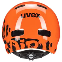 Detská cyklistická prilba Uvex Kid 3 - nastaviteľná - prateľná vnútorná výstelka - dirtbike oranžová - obvod hlavy 51-55 cm 3