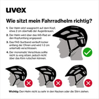 Detská cyklistická prilba Uvex Kid 3 - nastaviteľná - prateľná vnútorná výstelka - dirtbike oranžová - obvod hlavy 51-55 cm 7