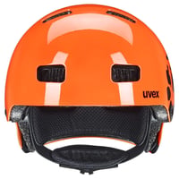 Detská cyklistická prilba Uvex Kid 3 - nastaviteľná - prateľná vnútorná výstelka - dirtbike oranžová - obvod hlavy 51-55 cm 2