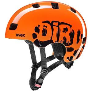 Uvex Kid 3 gyermek kerékpáros sisak - egyénre állítható - mosható belső párnázás - dirtbike narancs - 51-55 cm fejkerület