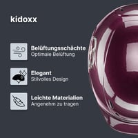 Detská jazdecká prilba Uvex Kidoxx – ľahké vyhotovenie, individuálne nastavenie veľkosti, optimálne odvetrávanie, matný povrch 2