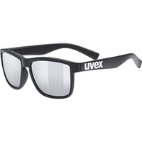 Ochelari de soare unisex Uvex LGL 39 - Negru mat/Argintiu, Mărime unică 1