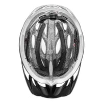 Cyklistická prilba Uvex Oversize čierna matná strieborná, obvod hlavy 61-65 cm, nastaviteľná veľkosť, s umývateľnou vnútornou výstelkou, pre mužov aj ženy 3
