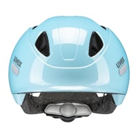 Detská cyklistická prilba Uvex OYO s LED svetlom a bočnou ochranou – oblačná modrá/sivá – 45-50 cm 2