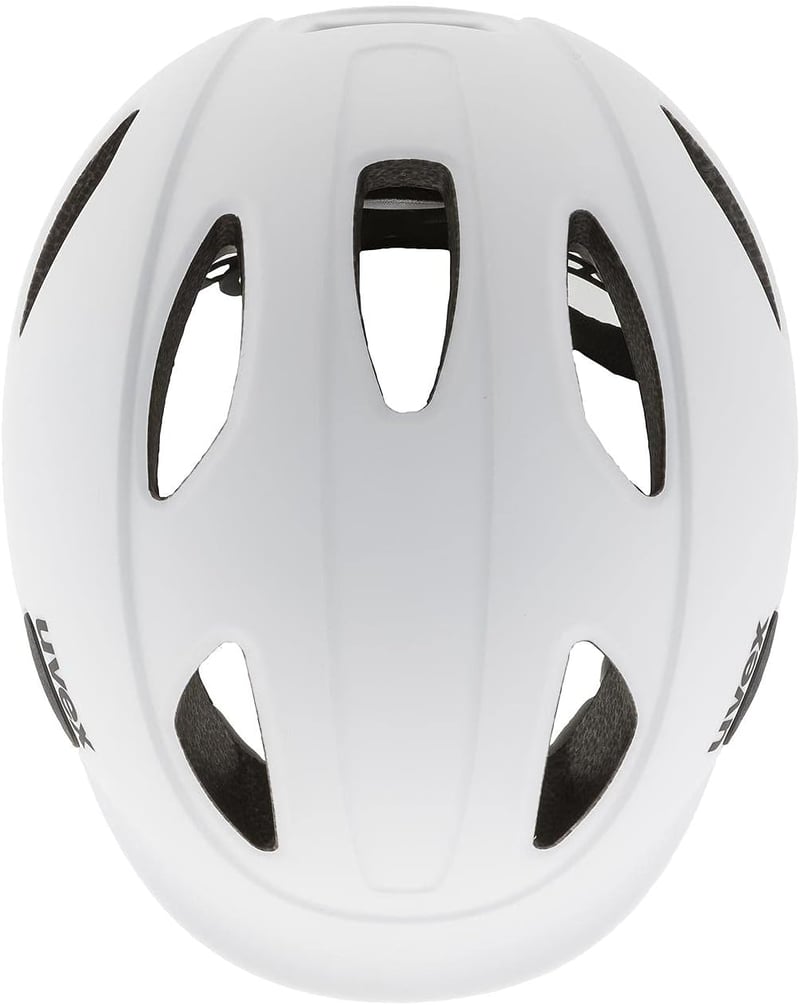 Uvex Oyo gyerek kerékpáros sisak oldalsó védelemmel - 45-50 cm, White - Matte Black