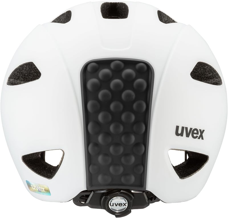 Uvex Oyo gyerek kerékpáros sisak oldalsó védelemmel - 45-50 cm, White - Matte Black