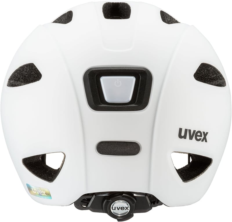 Uvex Oyo gyerek kerékpáros sisak oldalsó védelemmel - 45-50 cm, White - Matte Black