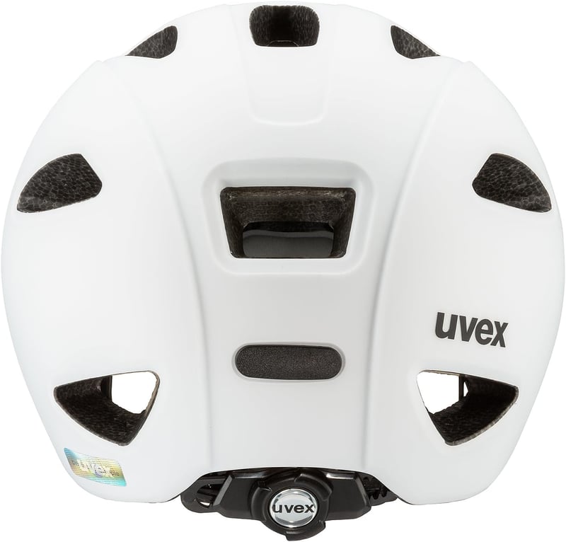 Uvex Oyo gyerek kerékpáros sisak oldalsó védelemmel - 45-50 cm, White - Matte Black