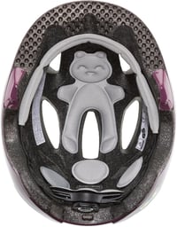 Uvex Oyo gyerek kerékpáros sisak LED világítással és oldalsó védelemmel - 50-54 cm, Plum - Dust Rose 7
