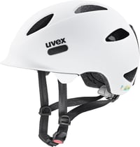 Uvex Oyo gyerek kerékpáros sisak oldalsó védelemmel - 45-50 cm, White - Matte Black 1