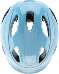 Uvex Oyo gyerek kerékpáros sisak LED világítással és oldalsó védelemmel - 45-50 cm, Cloud Blue - Grey 8