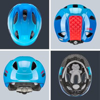 Uvex Oyo gyerek kerékpáros sisak LED világítással és oldalsó védelemmel - 50-54 cm, Ocean Blue 4