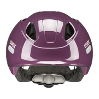 Detská cyklistická prilba Uvex OYO s bočnou ochranou a LED svetlom – plum/dust rose – 50 – 54 cm 2