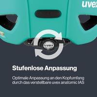 Uvex OYO Style gyerekkerékpáros sisak könnyű verhetetlen kényelemmel - 50-54 cm, monster lagoon matt 5