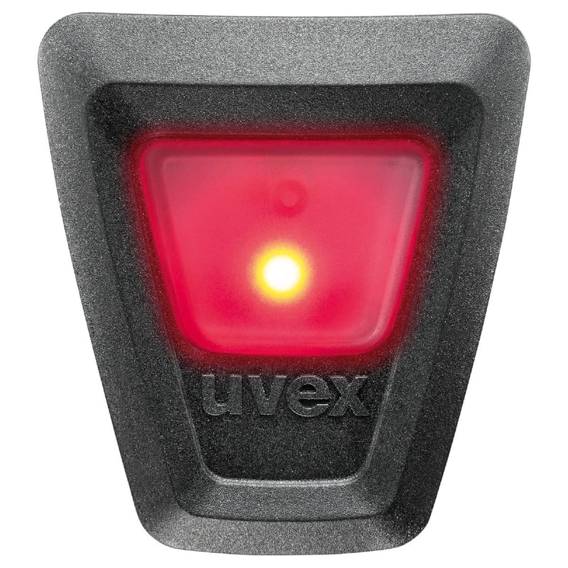 Uvex Plug-in LED Active prídavné svetlo na prilbu – čierno-červené